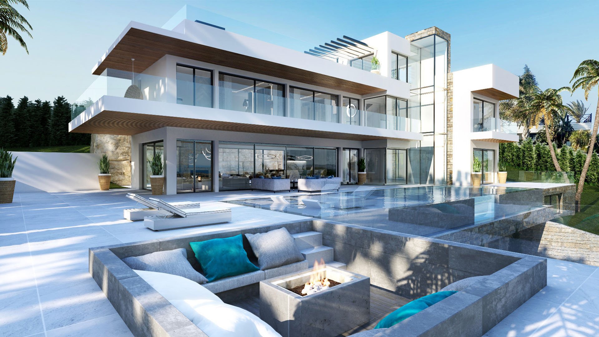 Villa Edge Pool Terrace