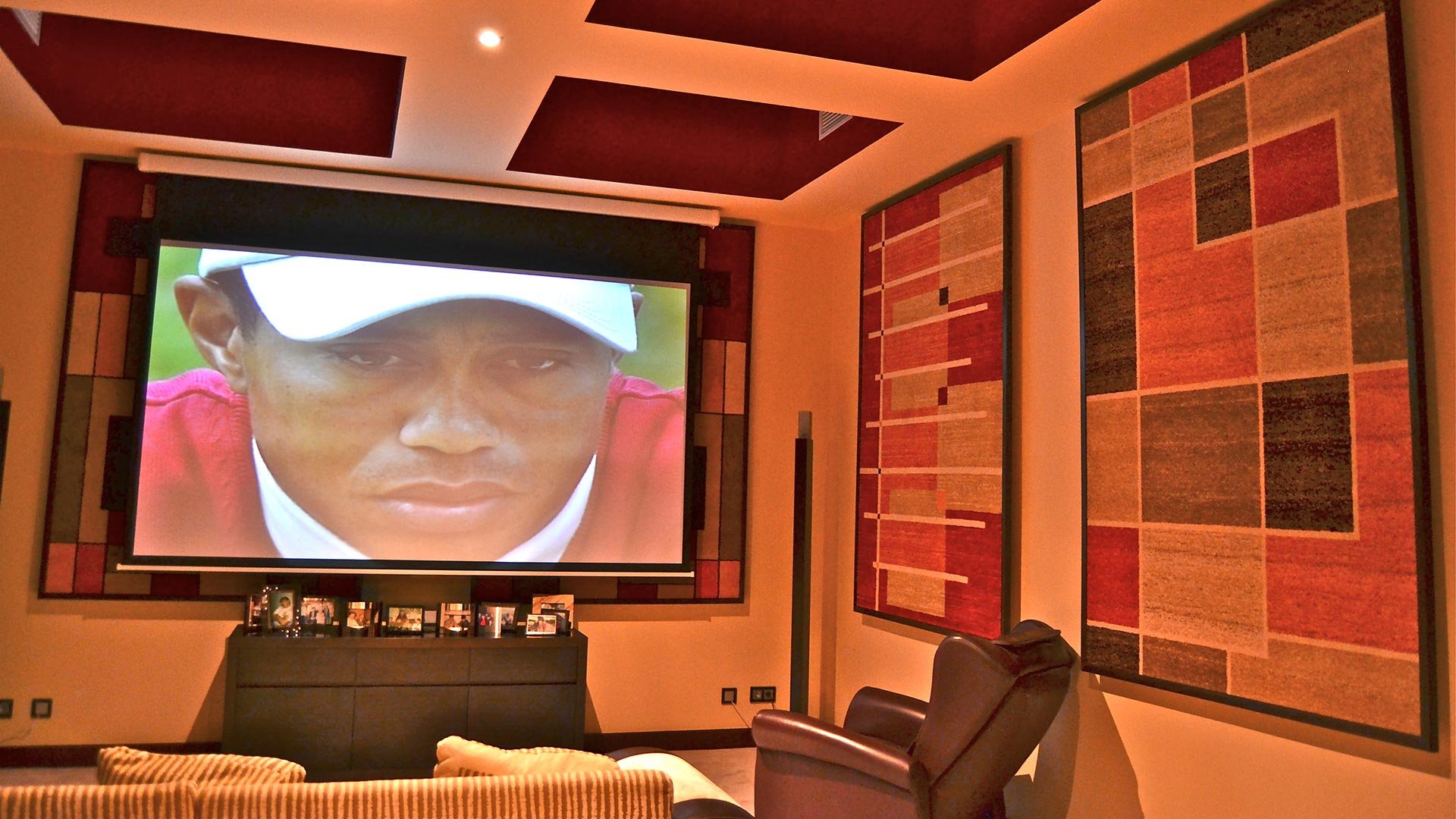 La Paloma Villa 48 cinema room